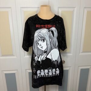Death Note Black Shirt Misa Amane Black Graphic Tee VIZ Media Anime L